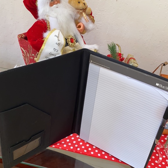 Blue Sky Faux Leather Padfolio - Picture 6 of 6